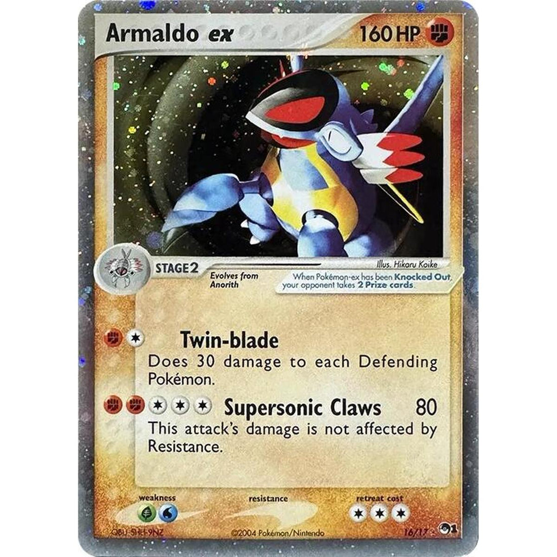 Armaldo ex (Holo)