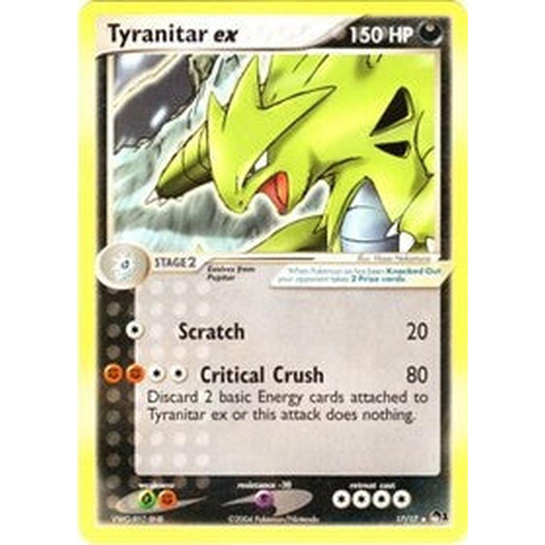 Tyranitar ex (Non-Holo)