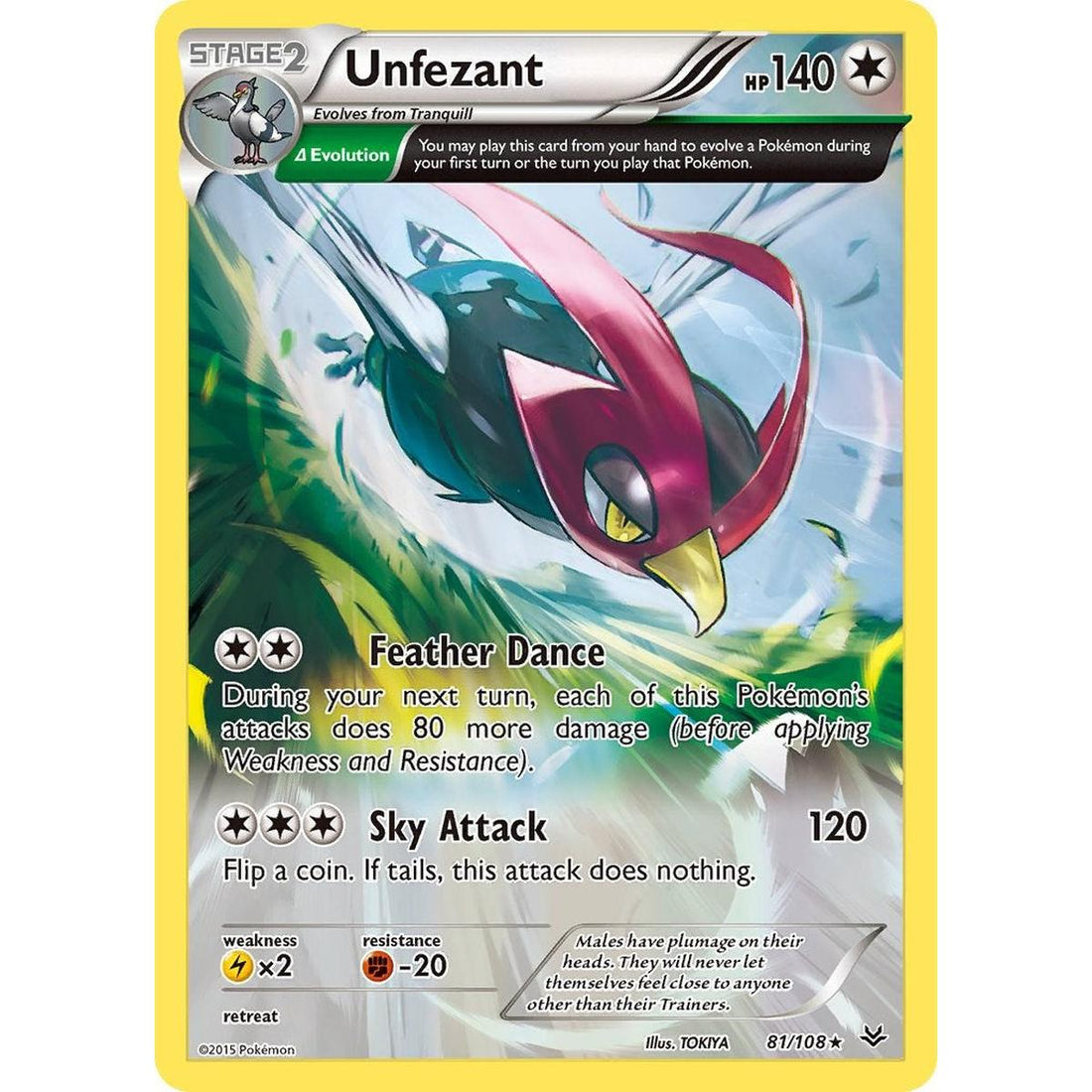 Unfezant (81 Delta)