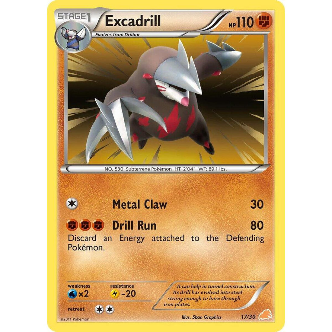 Excadrill (#17 Non-Holo)