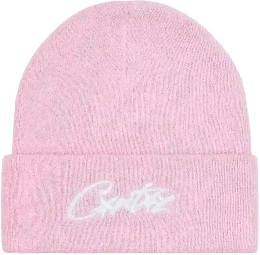 Corteiz Allstarz Folded Beanie Pink