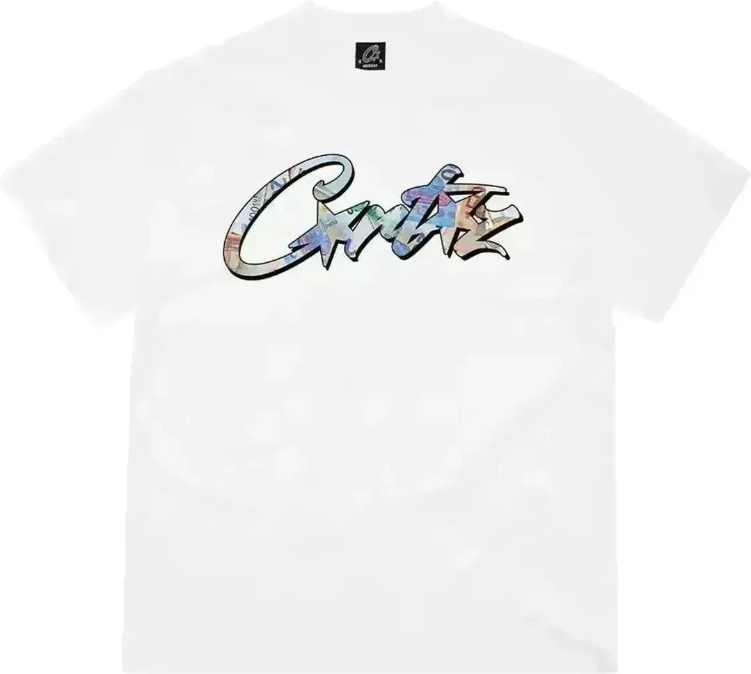 Corteiz Allstarz Euros Tee White