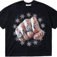 Hades Knuckle Ring Tshirt - Black