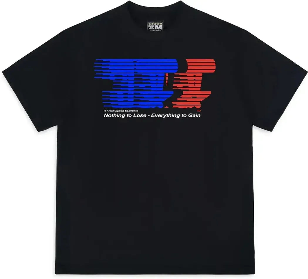 JUDAH TRIBE JOLYMPICS SHORT SLEEVE TEE - BLACK