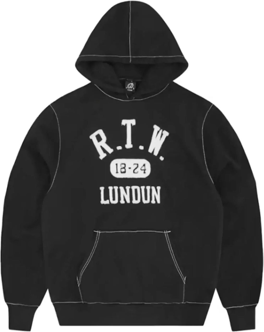 Corteiz RTW College Hoodie Black