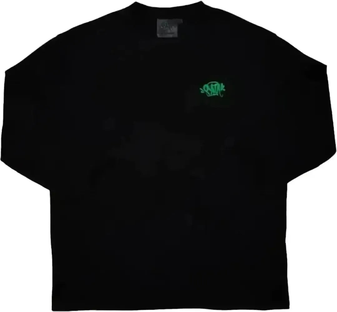 Syna World Synarchy Long Sleeve T-Shirt Black Green
