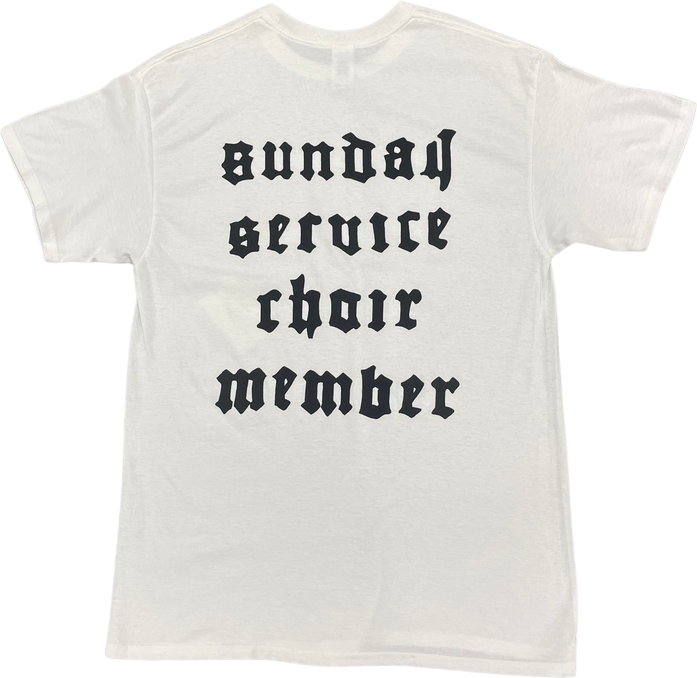 Kanye West 'Sunday Service Choir Member' white tee