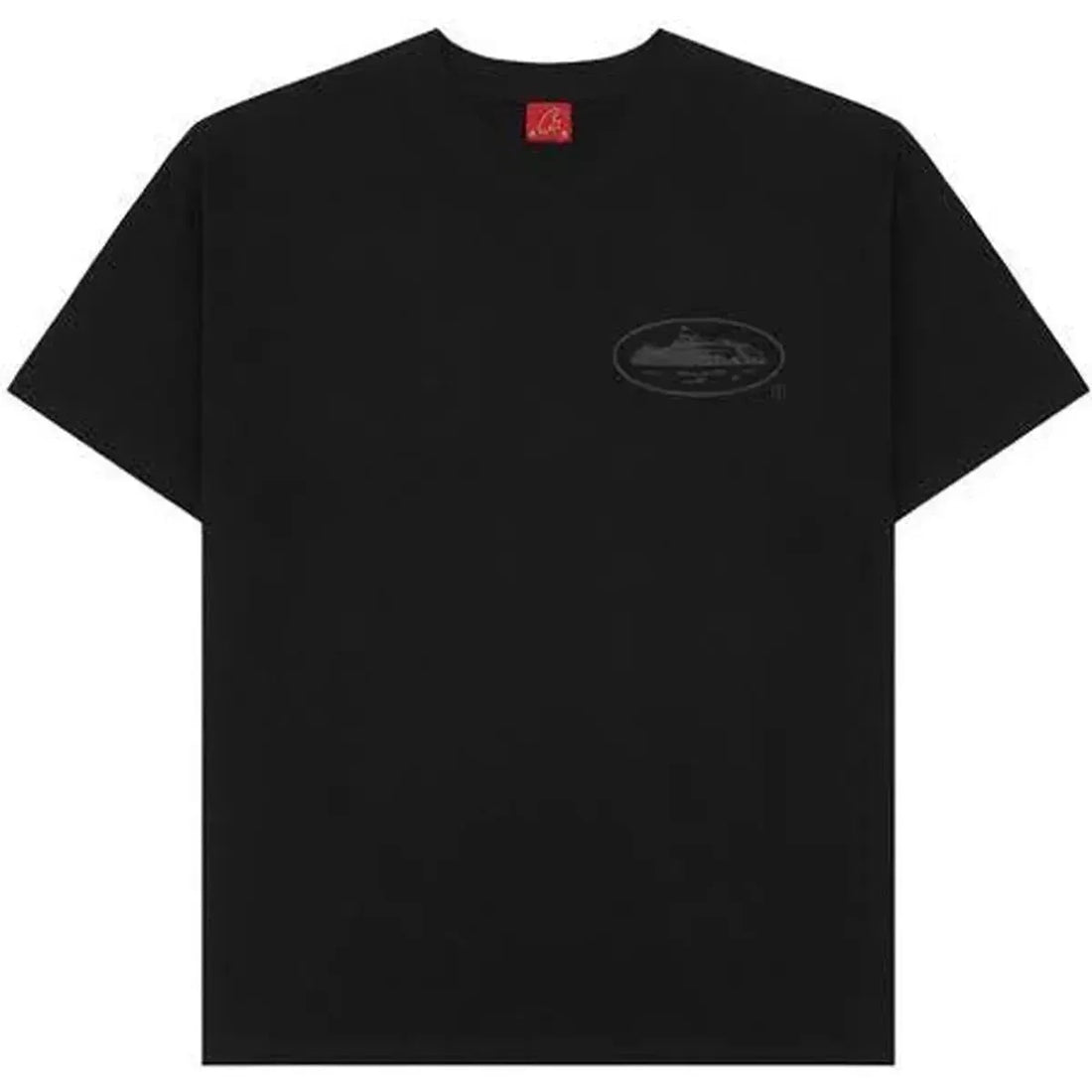 Corteiz Island Tee Triple Black