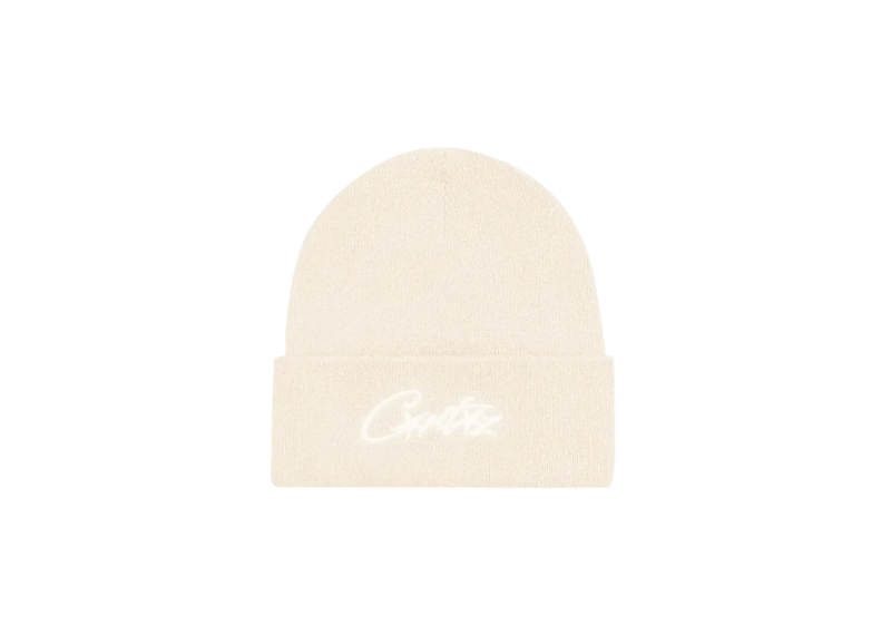 Corteiz Allstarz Folded Beanie Cream