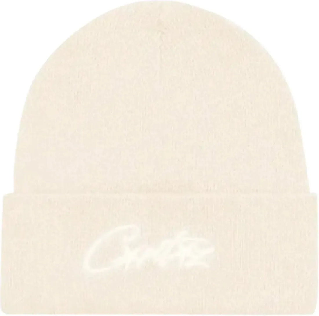 Corteiz Allstarz Folded Beanie Cream