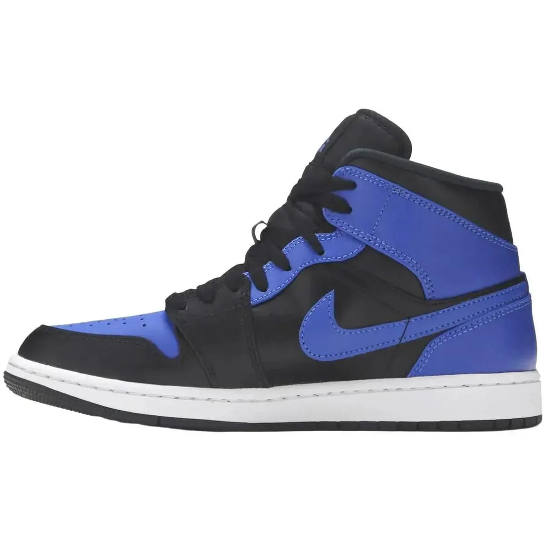 Jordan 1 Mid Hyper Royal Tumbled Leather