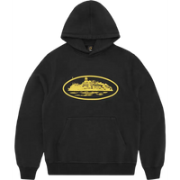 Corteiz Alcatraz Hoodie V2 'Black/Yellow'