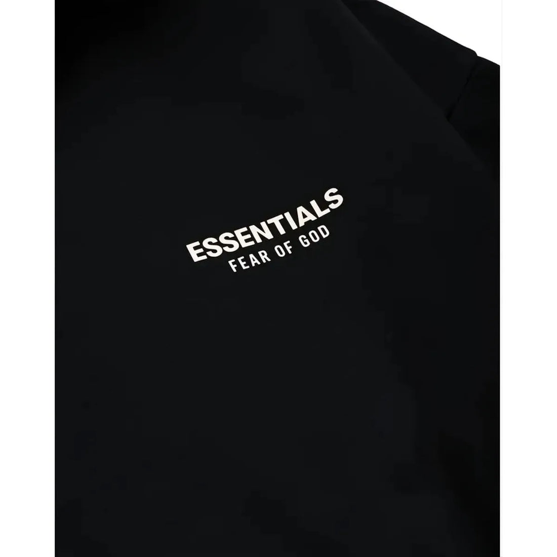 Fear of God Essentials Fleece Hoodie (FW24) Black
