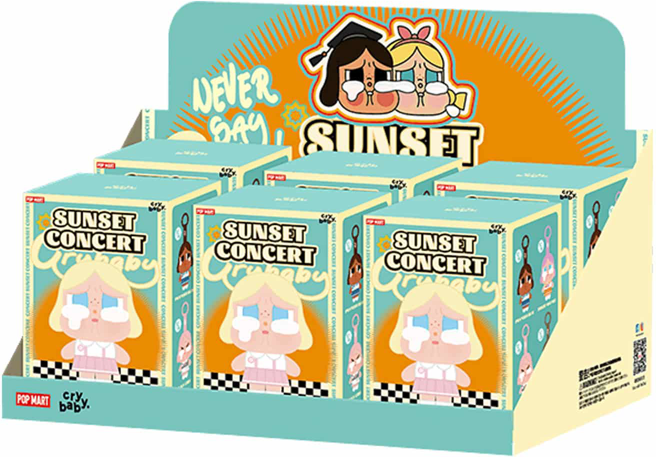 Pop Mart Crybaby Sunset Concert Series Sealed Case (6 Blind Box)