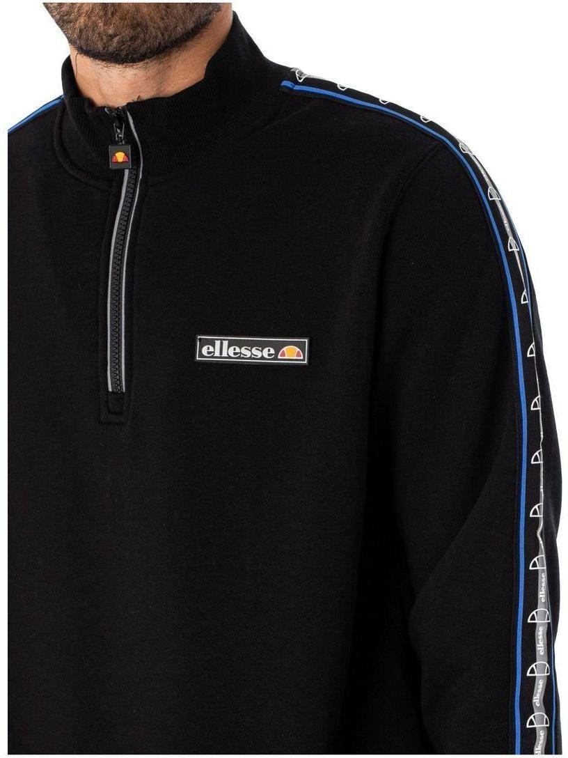 Ellesse Chimenco 1/2 Zip Track Jacket, Black