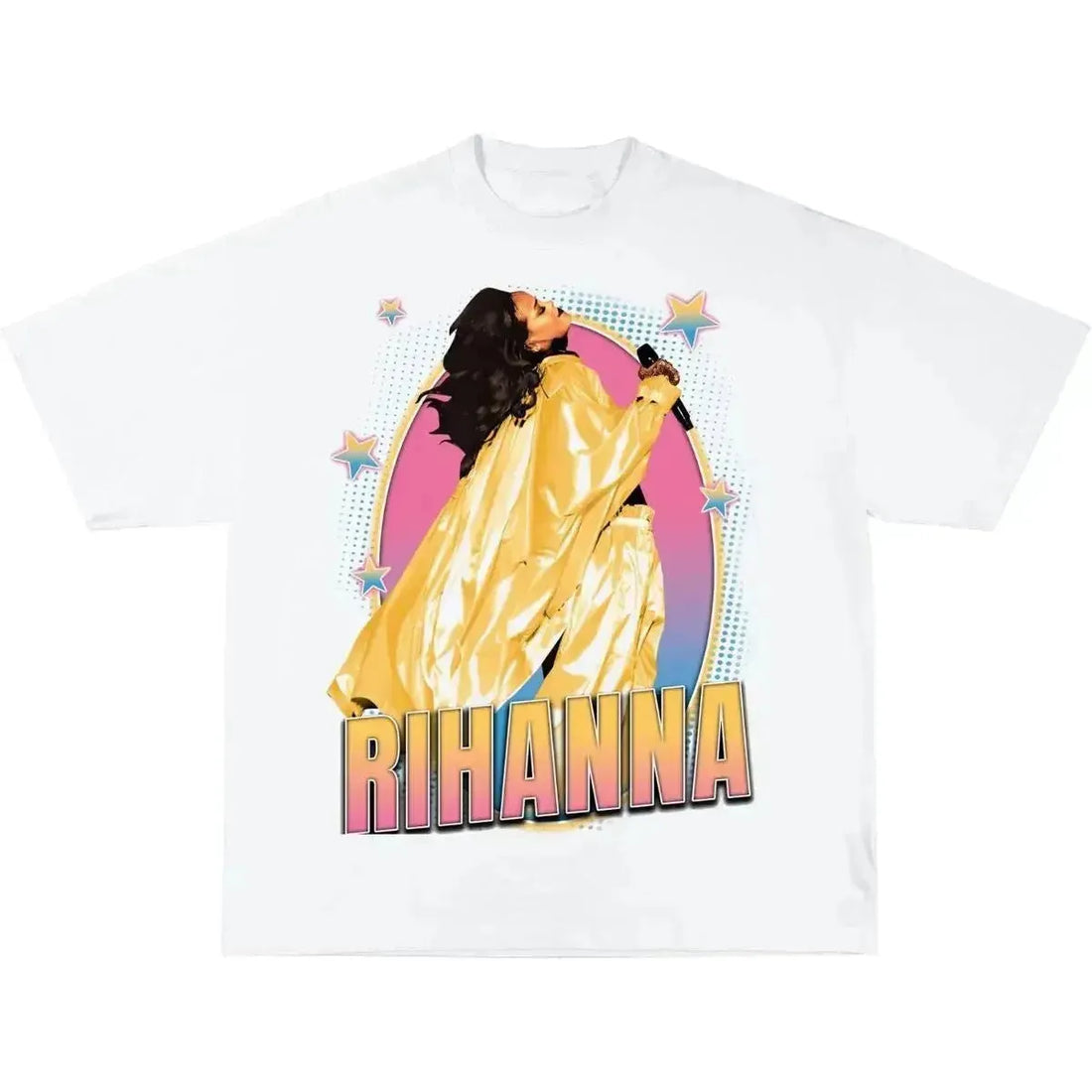 Rhianna " The Queen " White Bootleg Tshirt