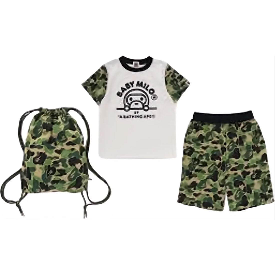BAPE Kids ABC Camo Baby Milo Gift set