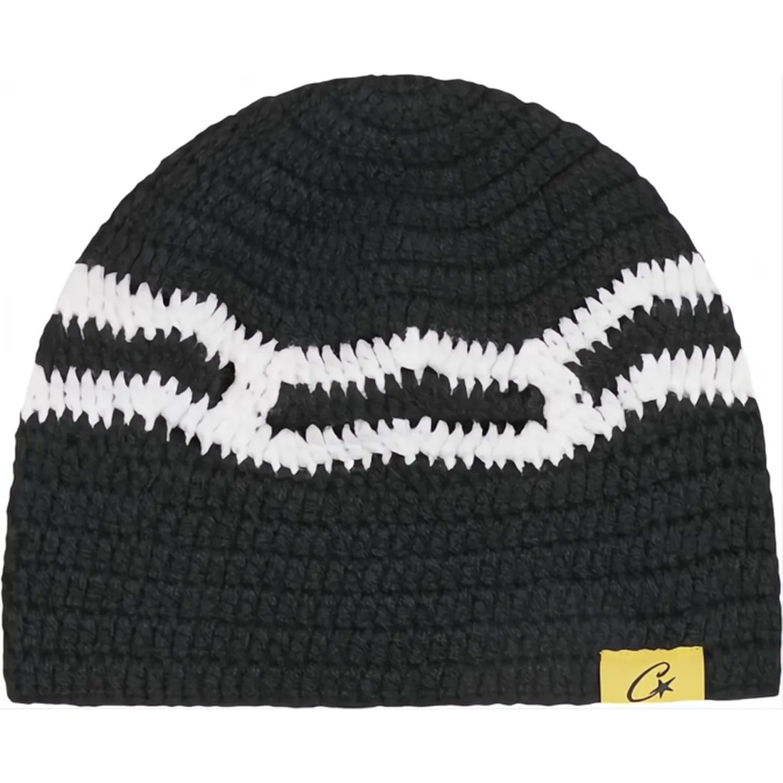 Corteiz Big Crochet Beanie Black