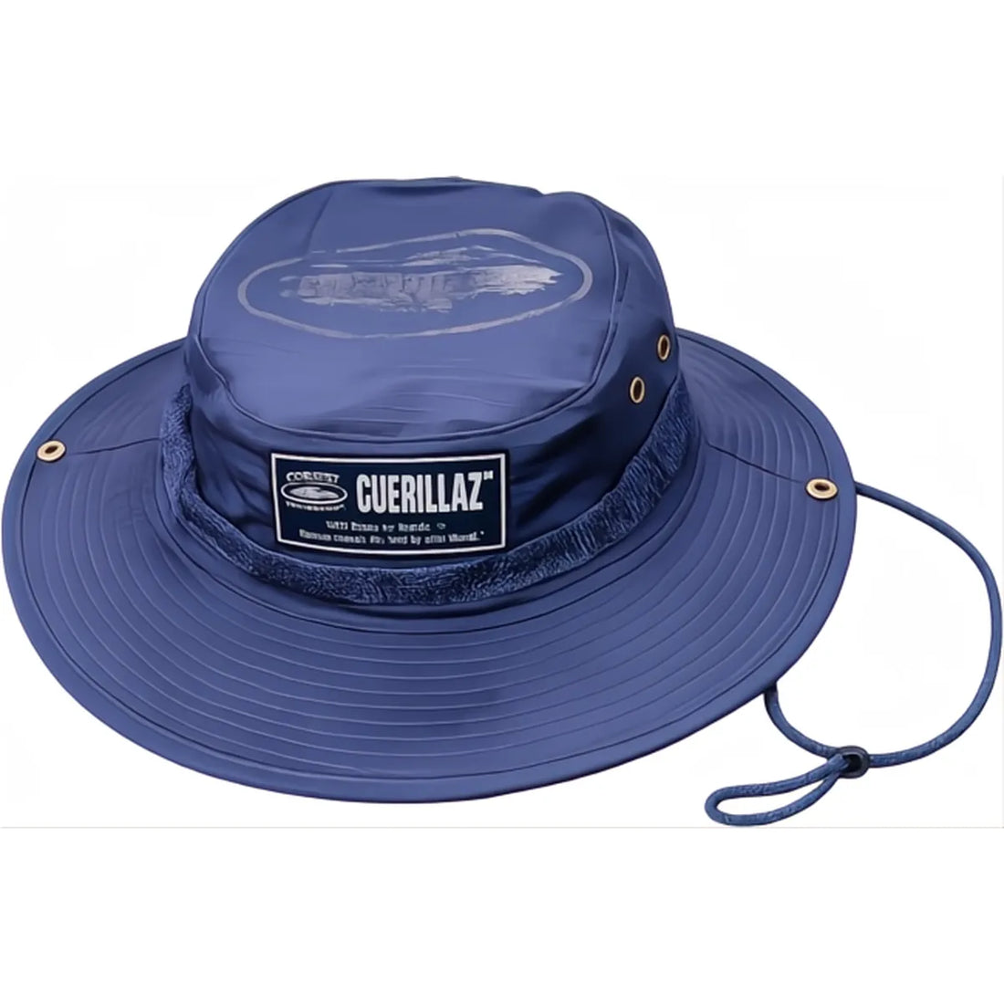 Corteiz String Bucket Hat Navy Blue