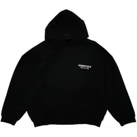 Fear of God Essentials Fleece Hoodie (FW24) Black