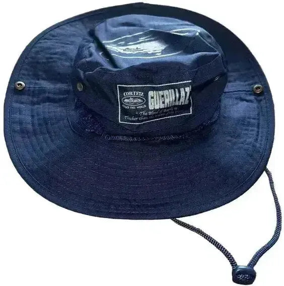 Corteiz String Bucket Hat Navy Blue