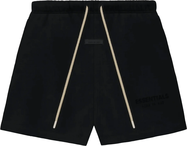 Essentials Fear of God Shorts Jet Black