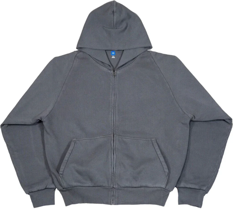 Yeezy Gap Zip Hoodie Dark Grey