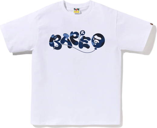Bape Blue Camo Balloon Tee