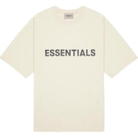 Fear of God Essentials Boxy T-Shirt Applique Logo Butter Cream