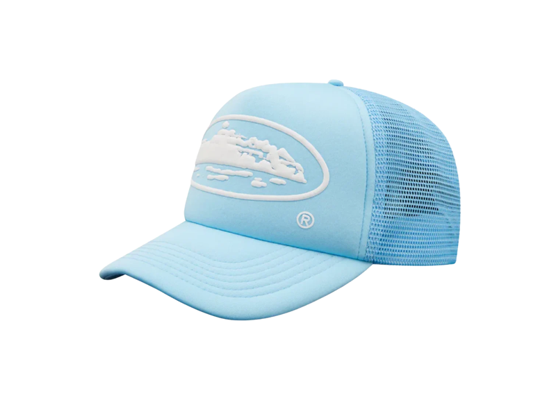Corteiz 5 Starz Alcatraz Trucker Baby Blue