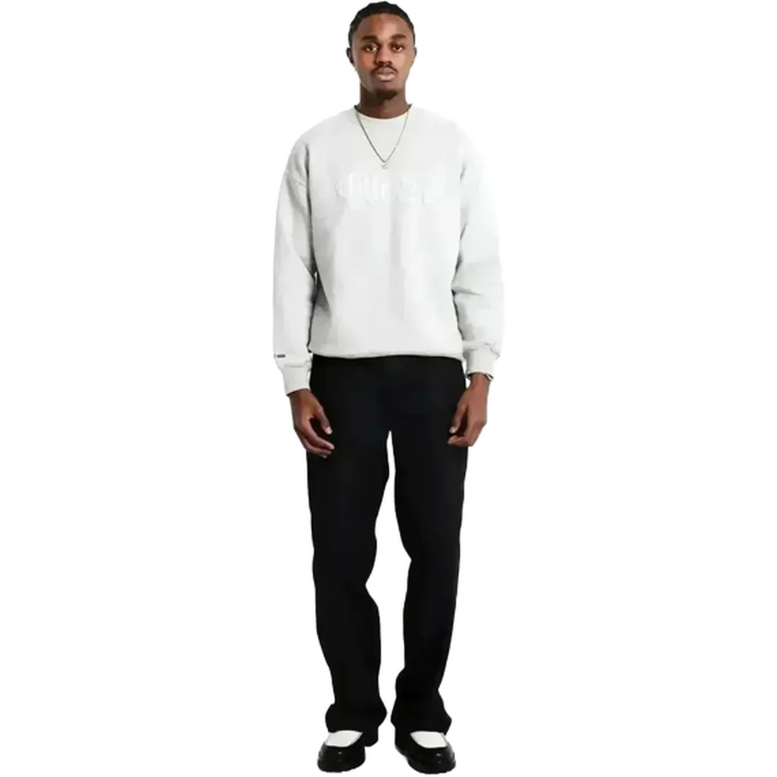 Title27 Crew Neck - STONE GREY