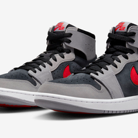 Air Jordan 1 High Zoom CMFT 2 Surfaces Cement Grey and Fire Red