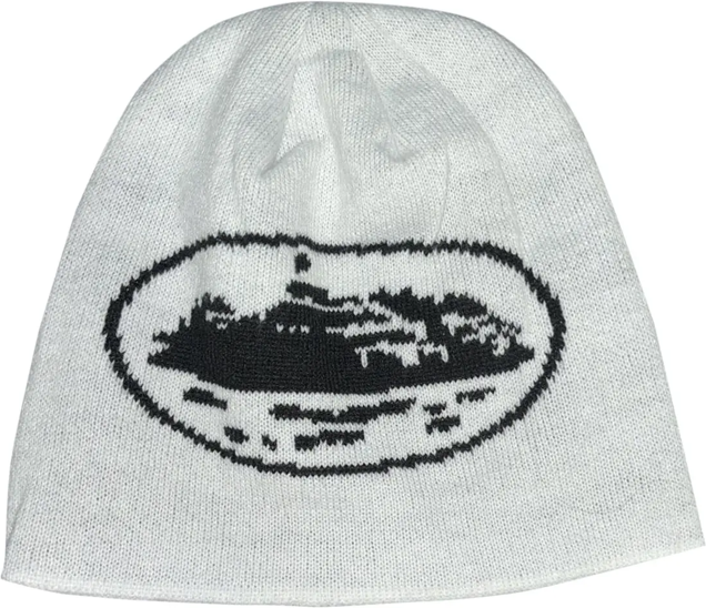 Corteiz Alcatraz Beanie Grey