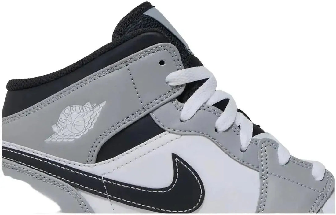 Jordan 1 Mid Light Smoke Grey (GS)