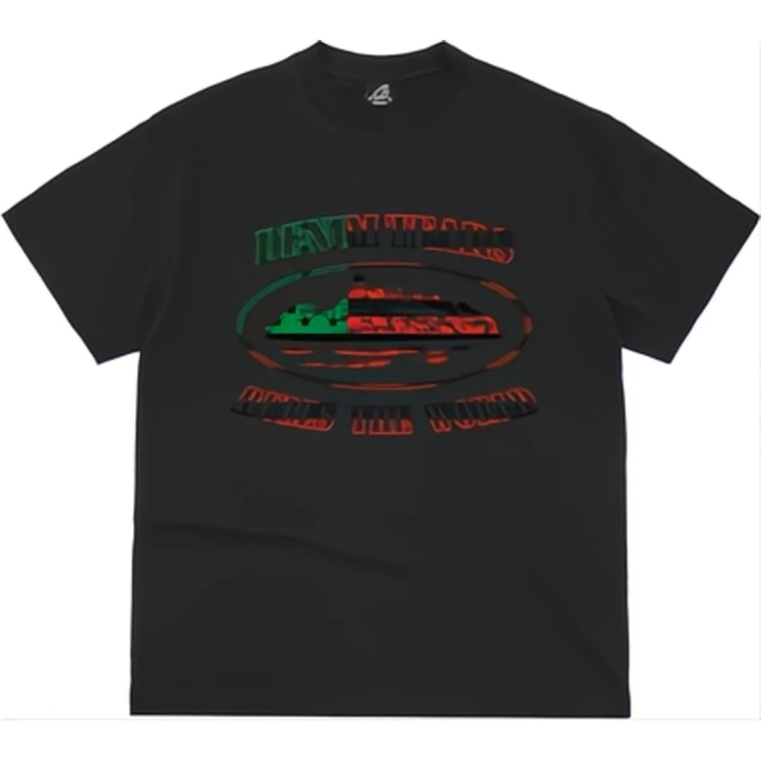 Corteiz x Denim Tears Cortears OG Alcatraz Tee Black
