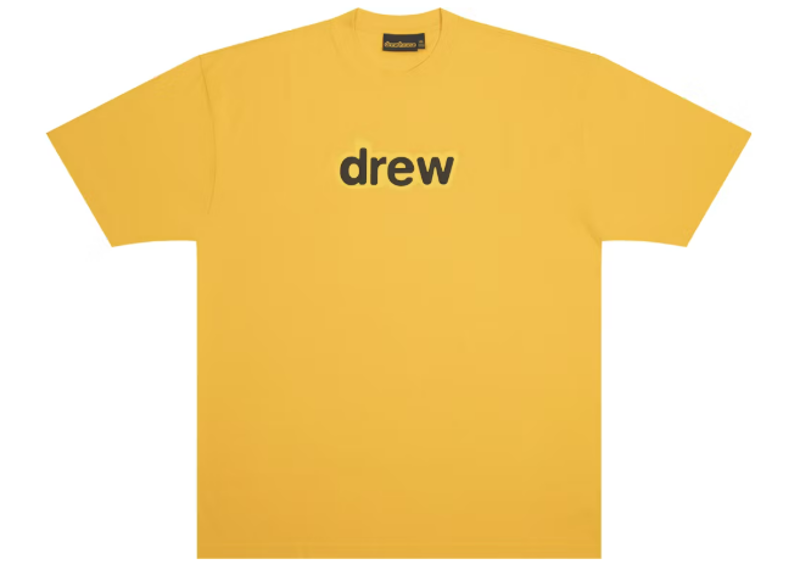 drew house secret t-shirt golden yellow