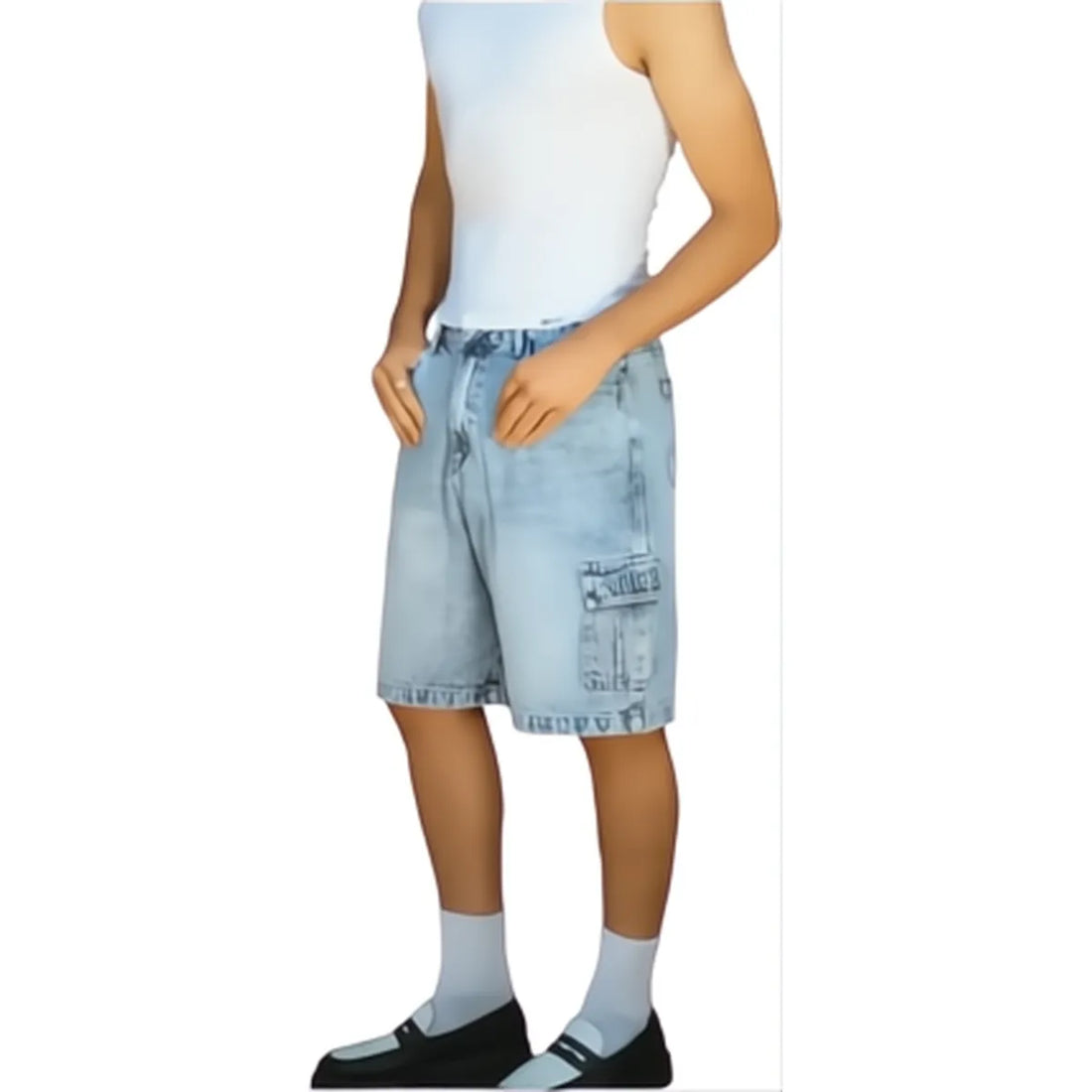 Title27 Jorts - BLUE