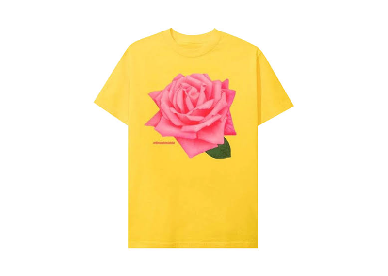 Anti Social Social Club Underglow rose tee