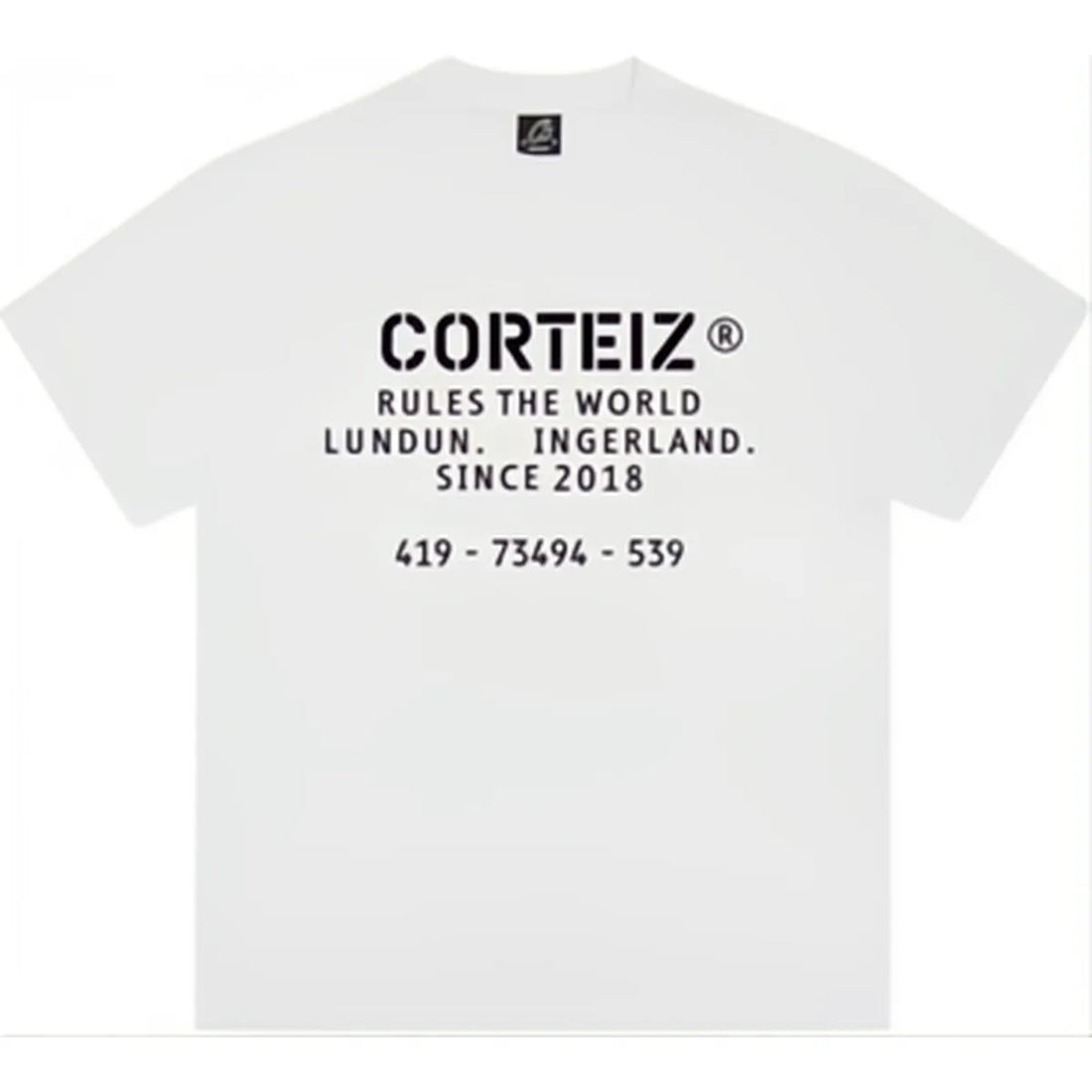 CORTEIZ RTW OG STENCIL T-SHIRT - WHITE