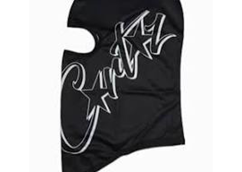 Corteiz Logo Ski Balaclava Black