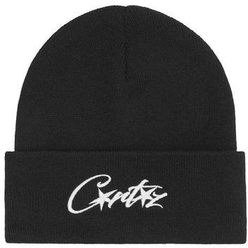 Corteiz Folded Allstarz Beanie Black