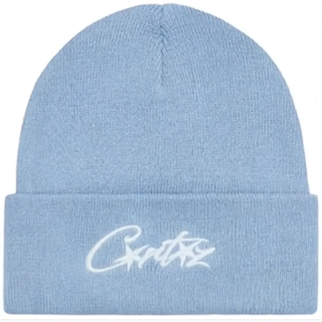 Corteiz Allstarz Folded Beanie - Baby Blue