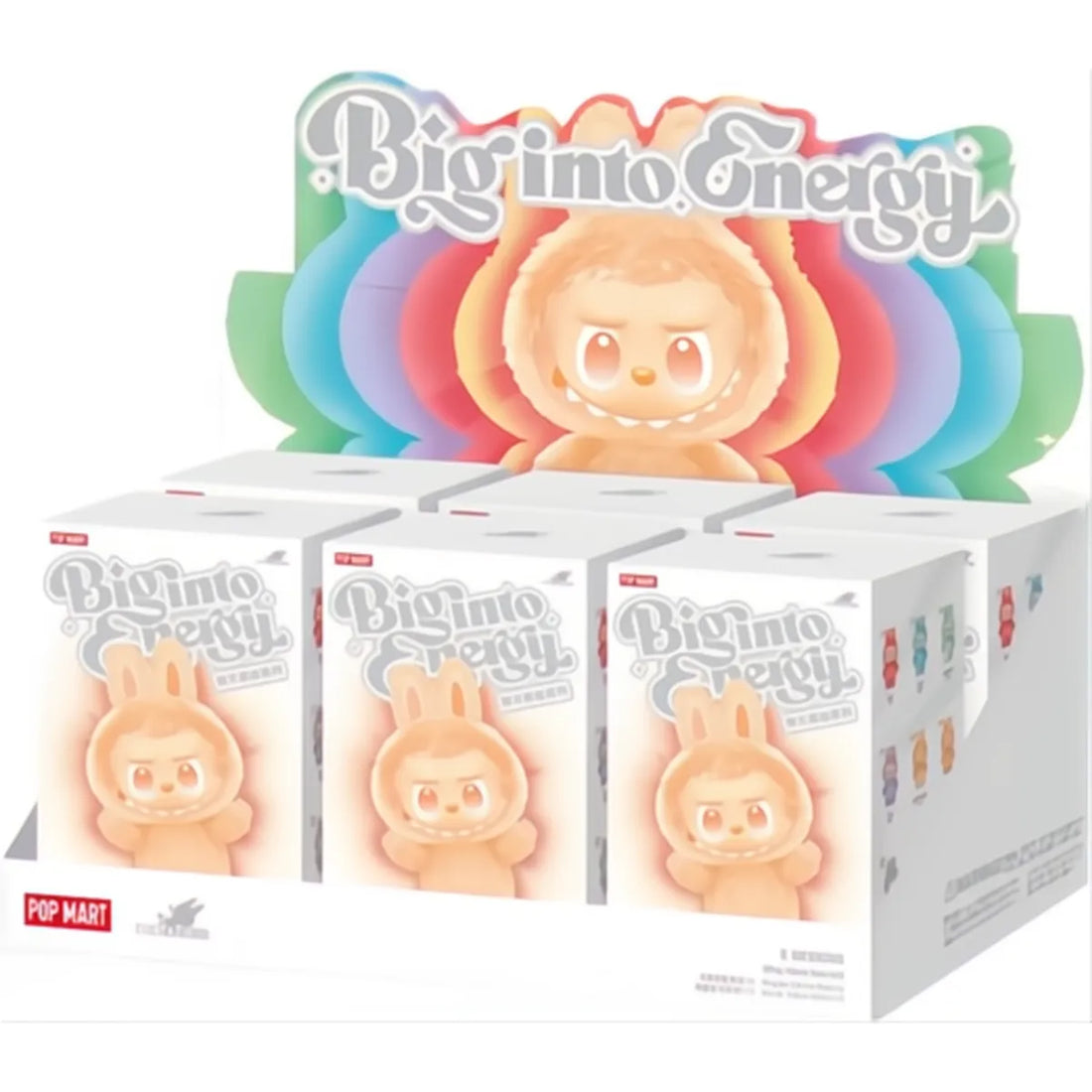 Pop Mart Labubu The Monsters Big into Energy Series Vinyl Plush Pendant Sealed Case (6 Blind Box)