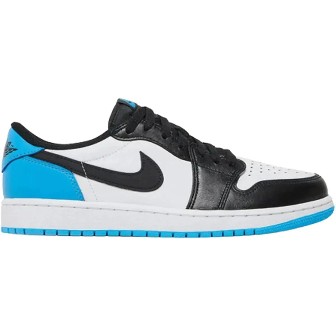 Jordan 1 Retro Low OG "Black Dark Powder Blue"
