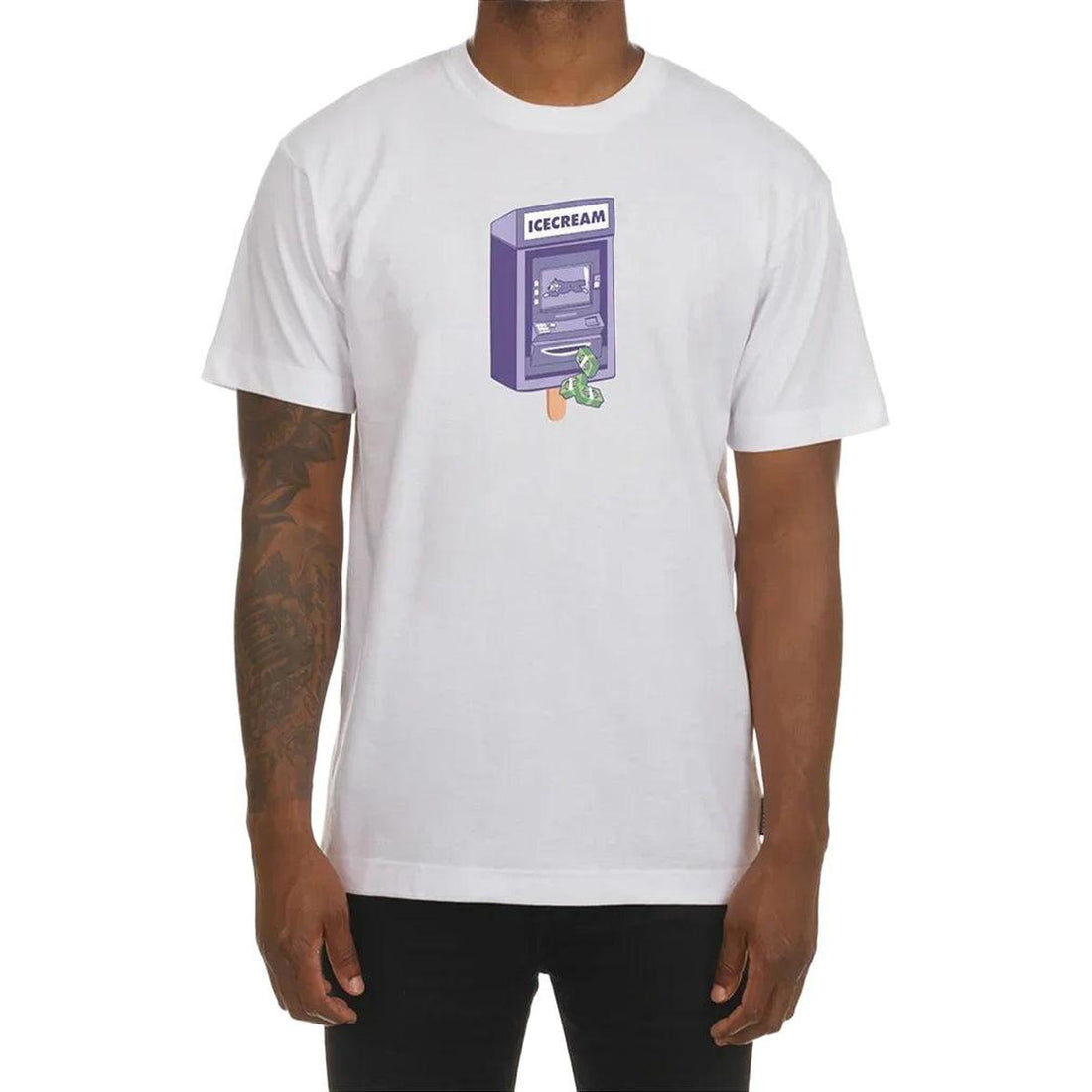 ICECREAM Flavors S/S Tee White