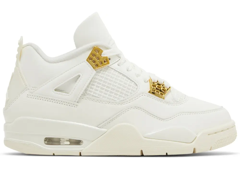 Jordan 4 Metalic Gold (W)