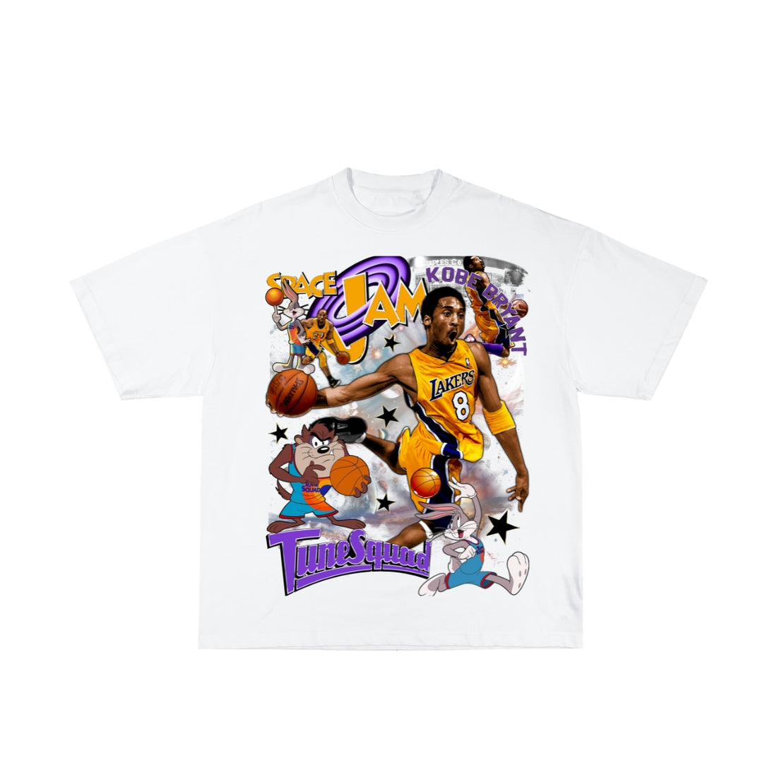 Space Jam White Bootleg Tshirt