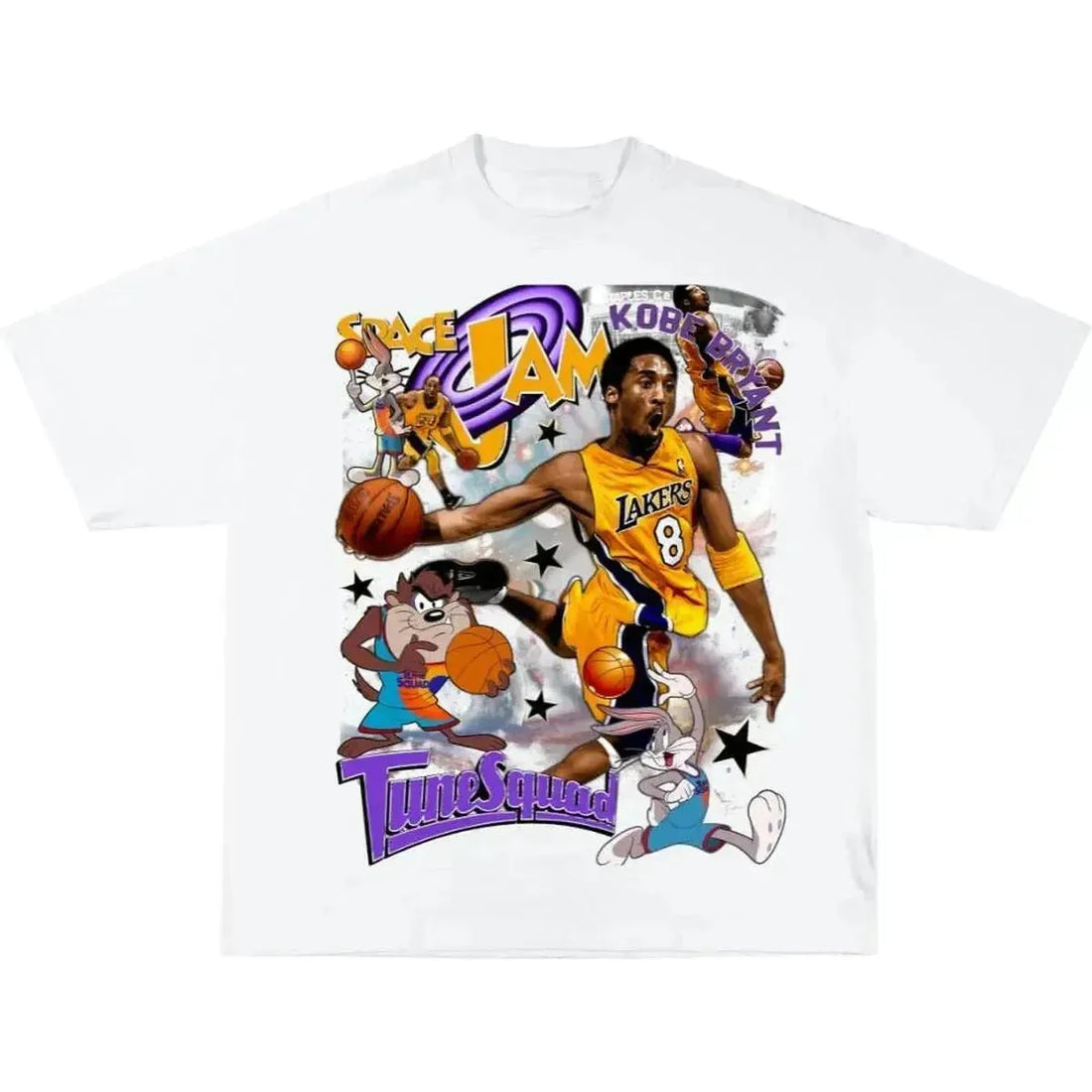 Space Jam White Bootleg Tshirt