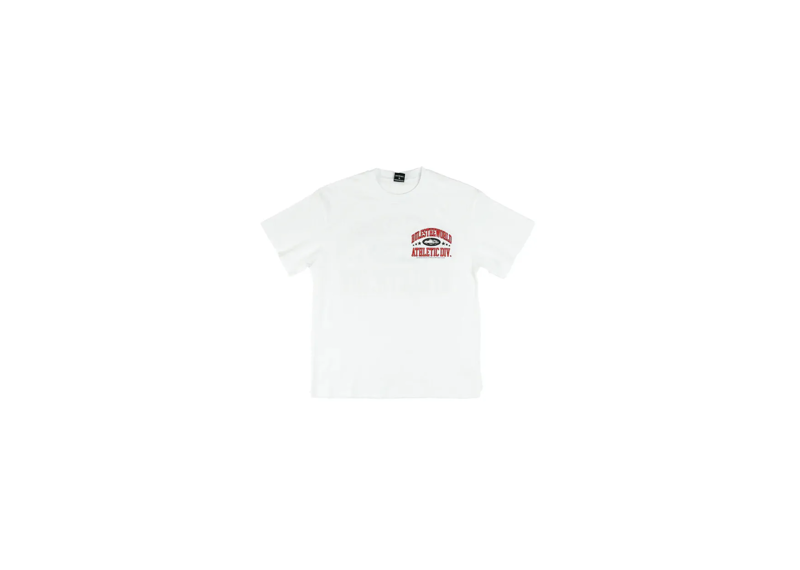 CORTEIZ RTW ATHLETIC DIVISION TEE WHITE RED