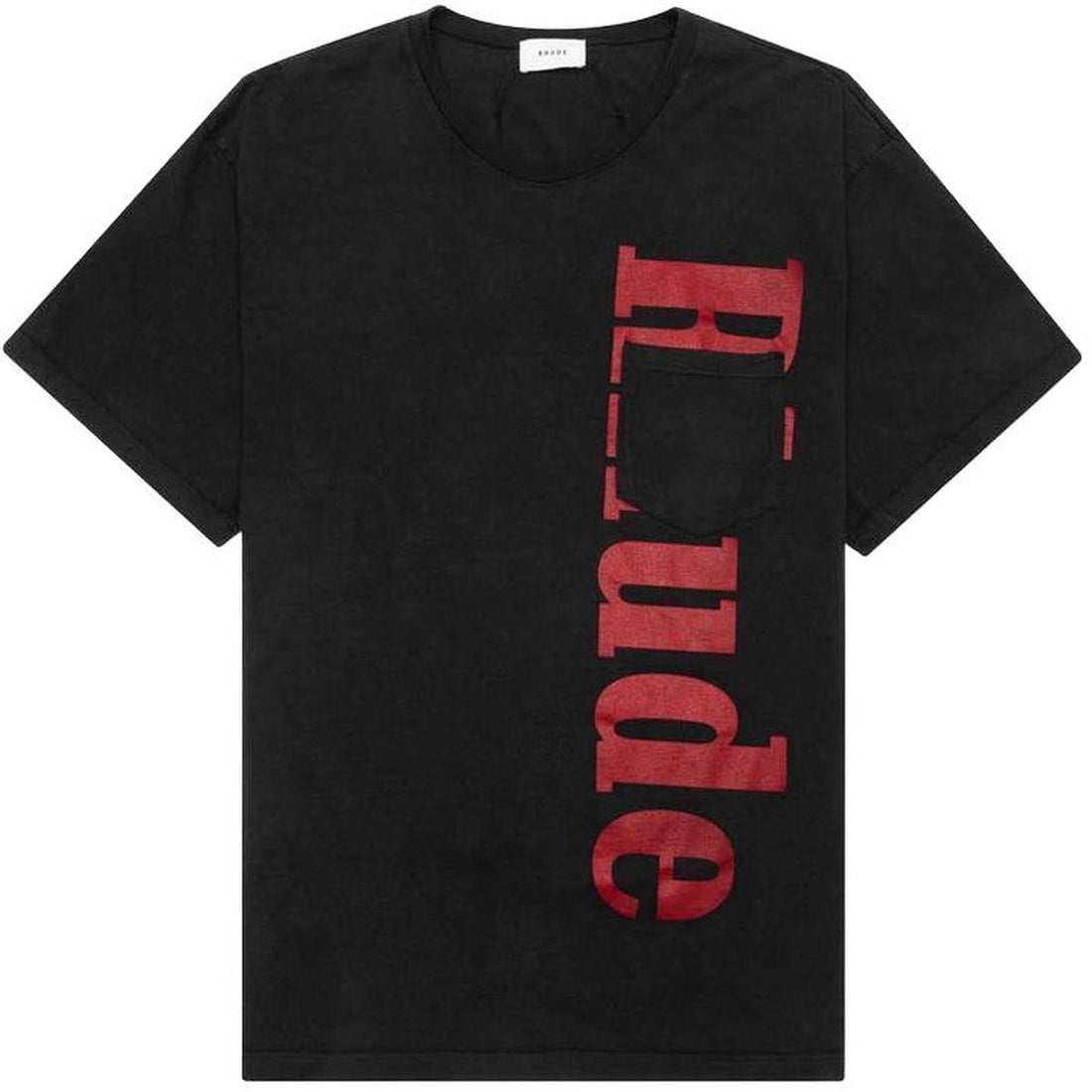 Rhude Pocket Tee Black & Red